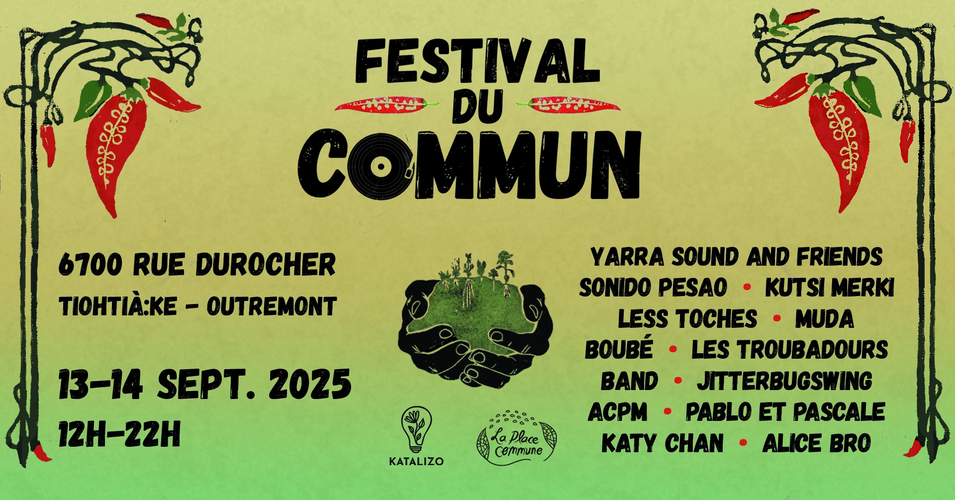 Affiche Festival du Commun