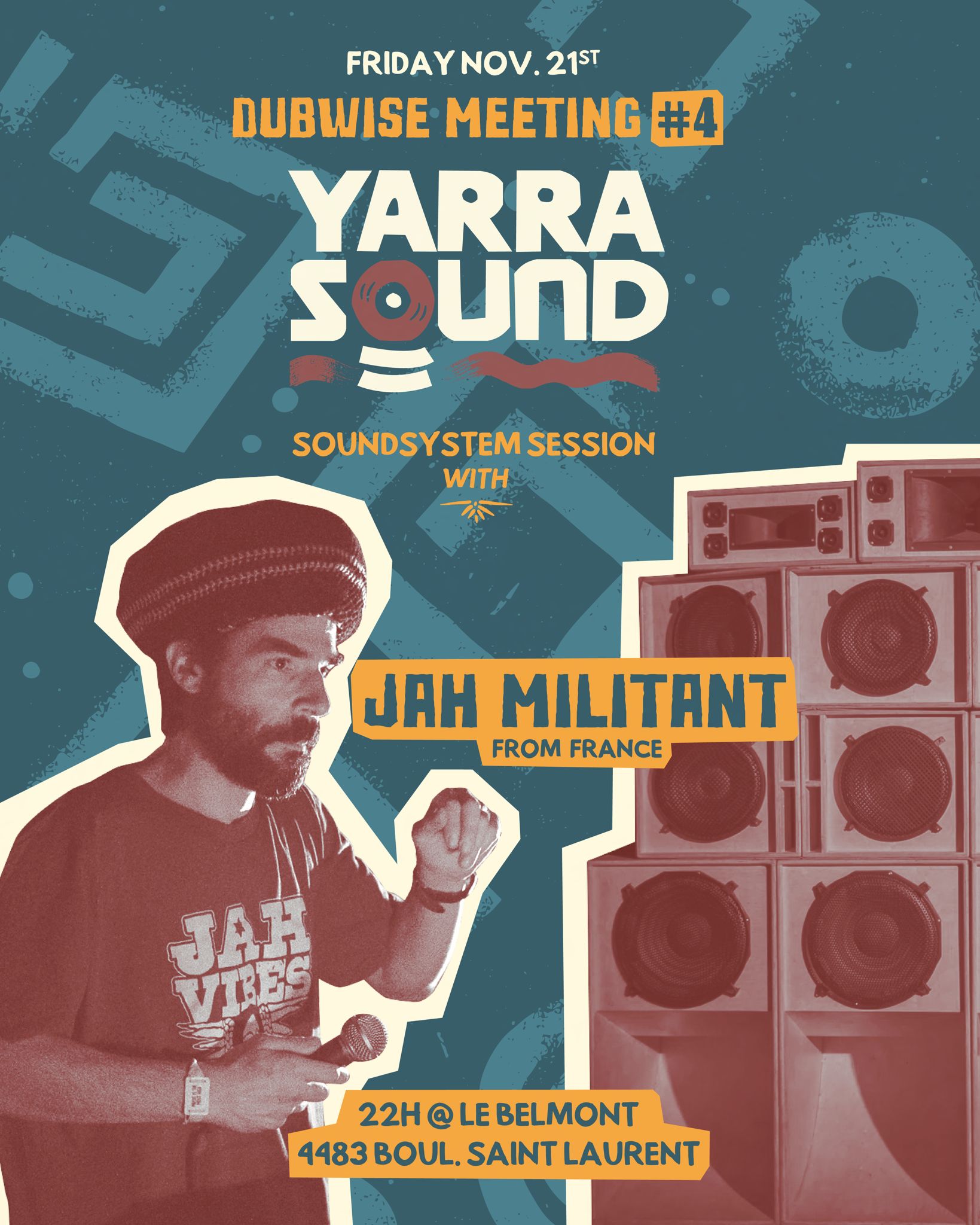 Dubwise Meeting #4 - Yarra Sound Invite Jah Militant