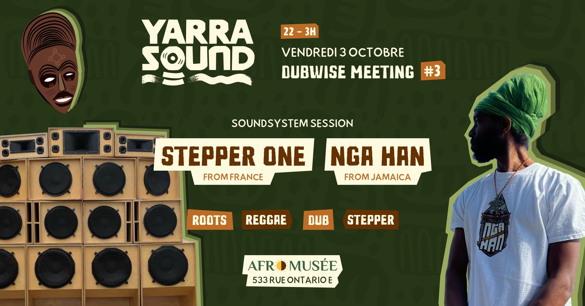 Dubwise Meeting #3 - Yarra SoundInvite Stepper One & Nga Han